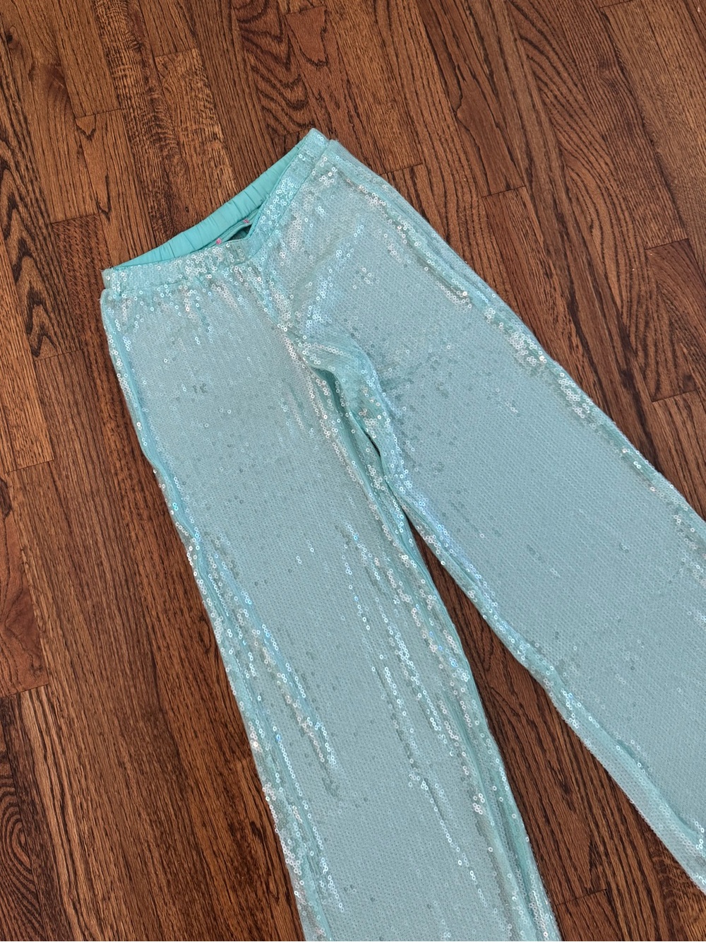 Edikted Avalee Sequin Wide Leg Pants